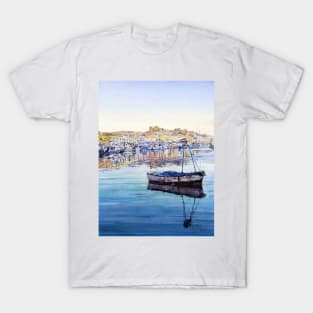 El Puerto Pesquero, Almeria. The Fishing Port Of Almeria T-Shirt